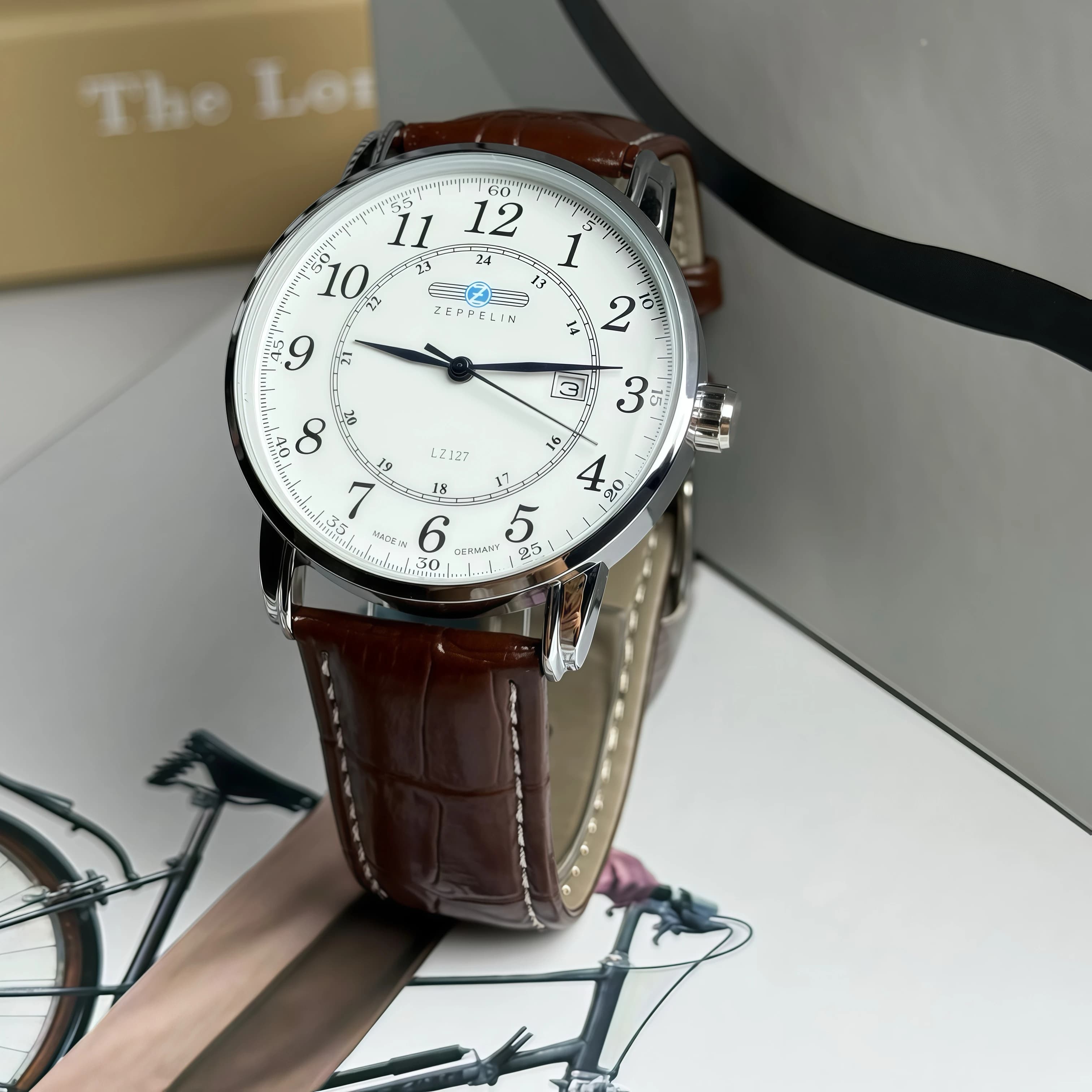 New Zeppelin Hindenburg series sweep second quartz men's retro business casual watch men's fashion watch gift