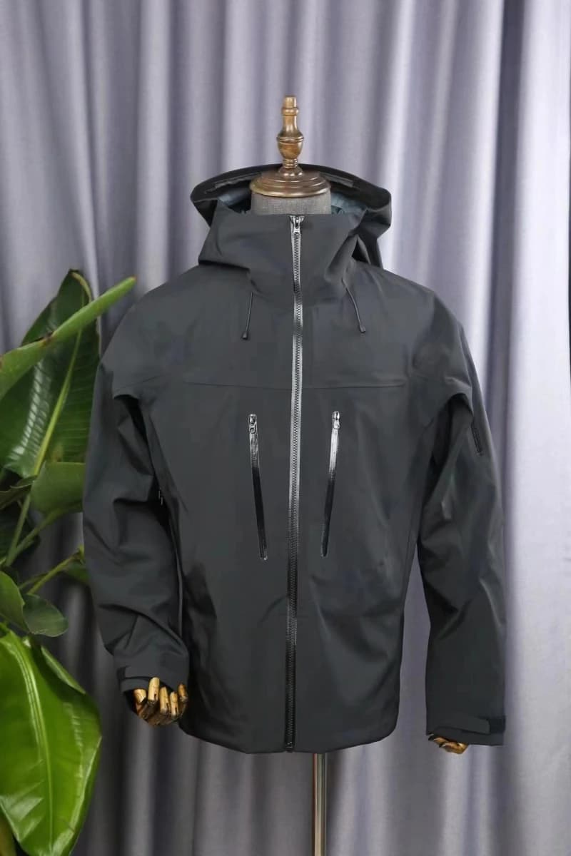 ARC SV Embroidery Bird Logo Three Layer Mens Womens Camping Coat Outdoor Waterproof Windbreaker Hiking Ski Jackets Unisex