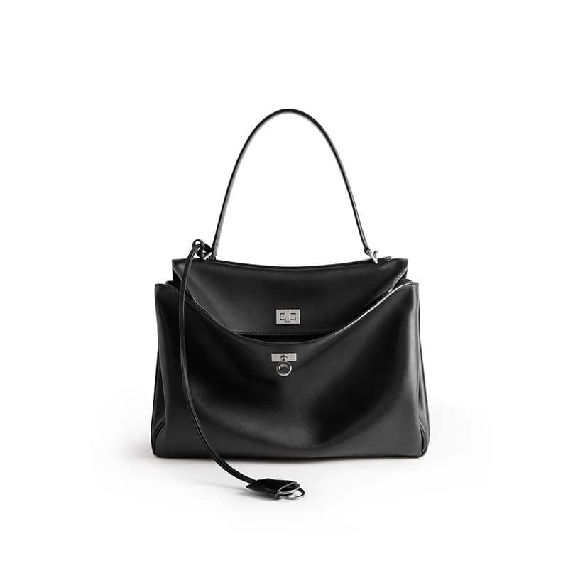 2025 Luxury Brand Rodeo Woman Bags Spring Autumn Genuine Leather Women Totes Fashion Gold Buckle Women Shoulder HandBags