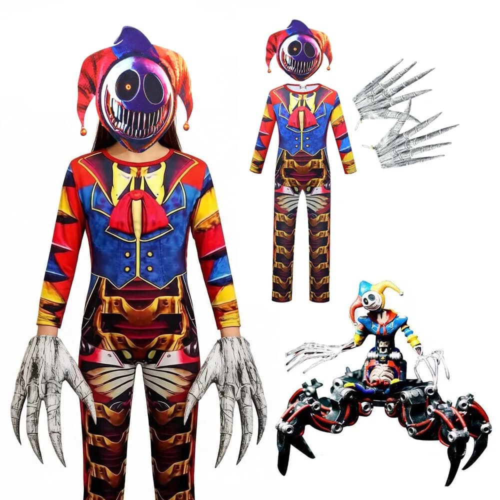 Chapter 5 boys1006 monster prototype cosplay children's costume Halloween children's clown Harley Sawyer carnival costume kids