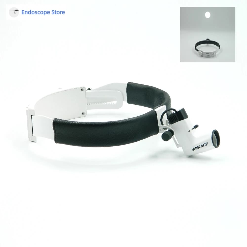 Medical Ultralight Wireless LED Inspect Examination Head Light Lamp Surgery ENT Pets Veterinary Adjustable Rechargeable