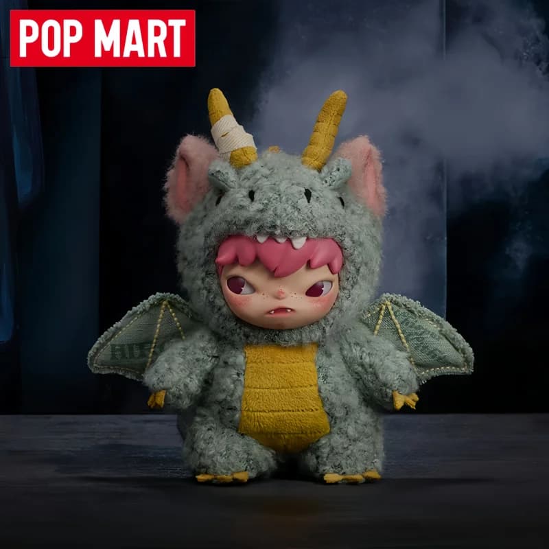 New Original POP MART Hirono Mist-Walker Series Blind Box Plush Doll Pendent Figure Collection Models Desktop Ornament Doll Gift