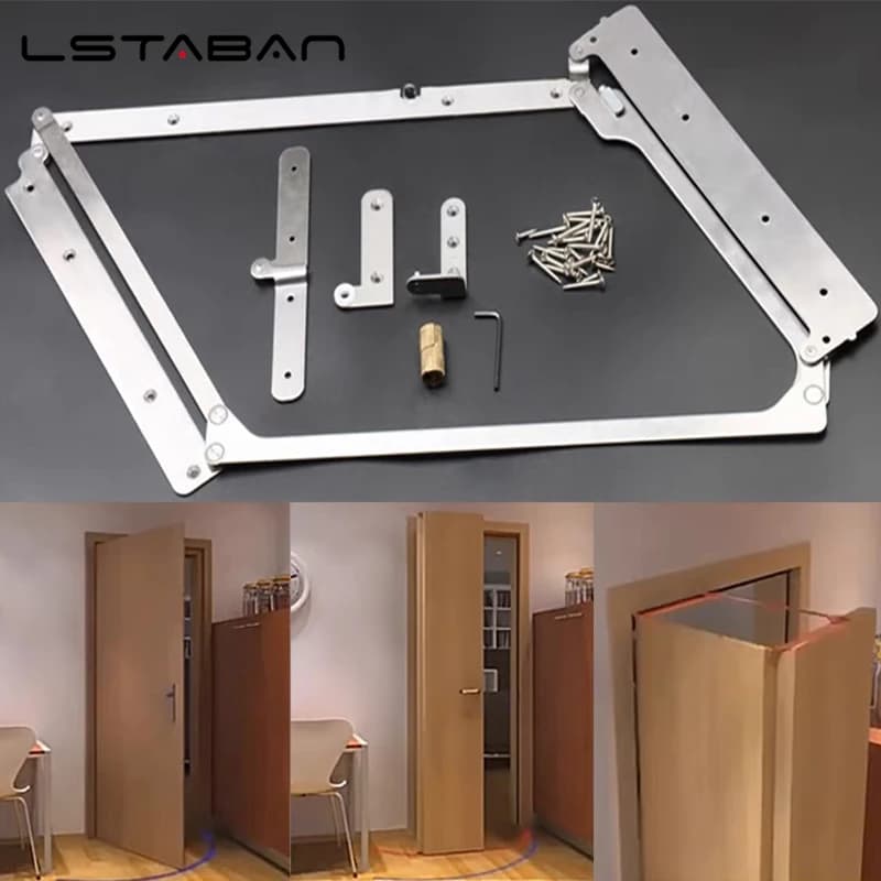 600/700/800/900/1000mm Wide Folding Door Hinge Stainless Steel Hinge Hardware 180 Degrees 90 Degrees Folding Door Hinge