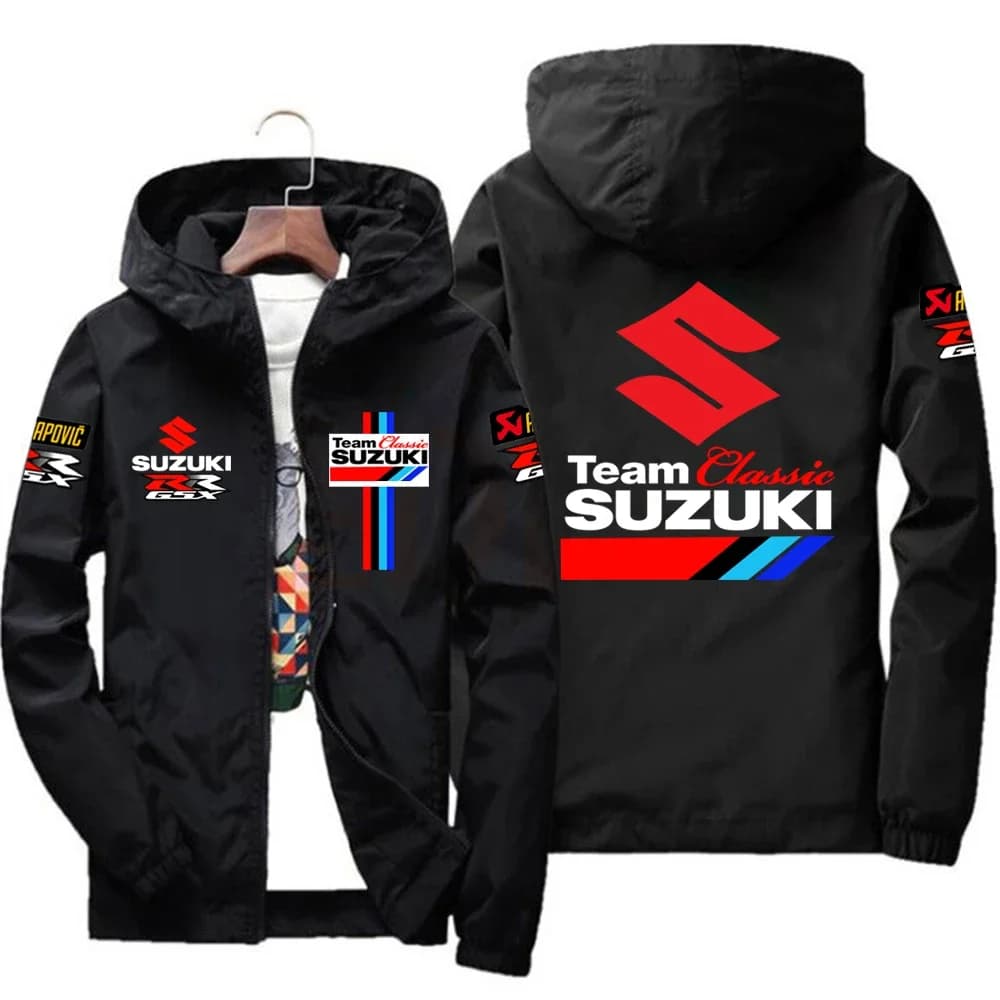 2026 Suzuki Motorcycle New Spring and Autumn Jacket Men's Windproof Jacket Casual Fashion Sports Outdoor Cycling Jacket