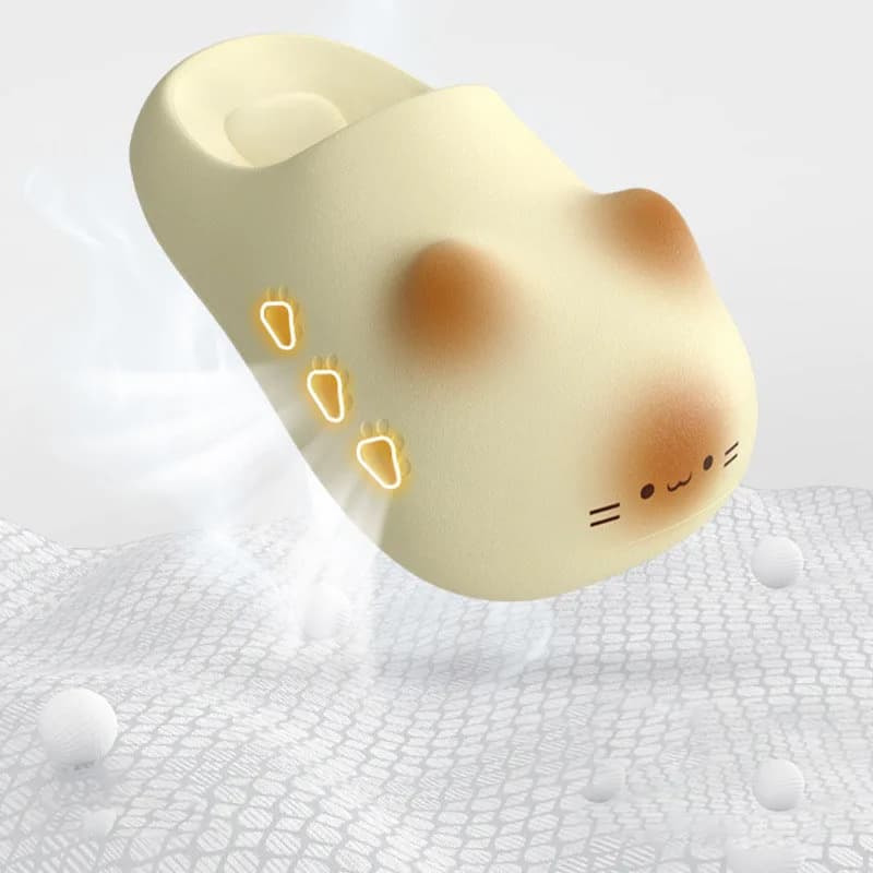 New Cat Claw Slippers Women Summer Mules Lightweight Indoor Slides Woman Non-Slip Odorless Kitten EVA Slipper Family Home Shoes