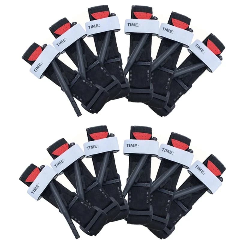 1/12 Pcs Emergency Tourniquet Outdoor Portable First Aid Quick Slow Release Tourniquets CAT Medical Tactical Equipment 65/95CM