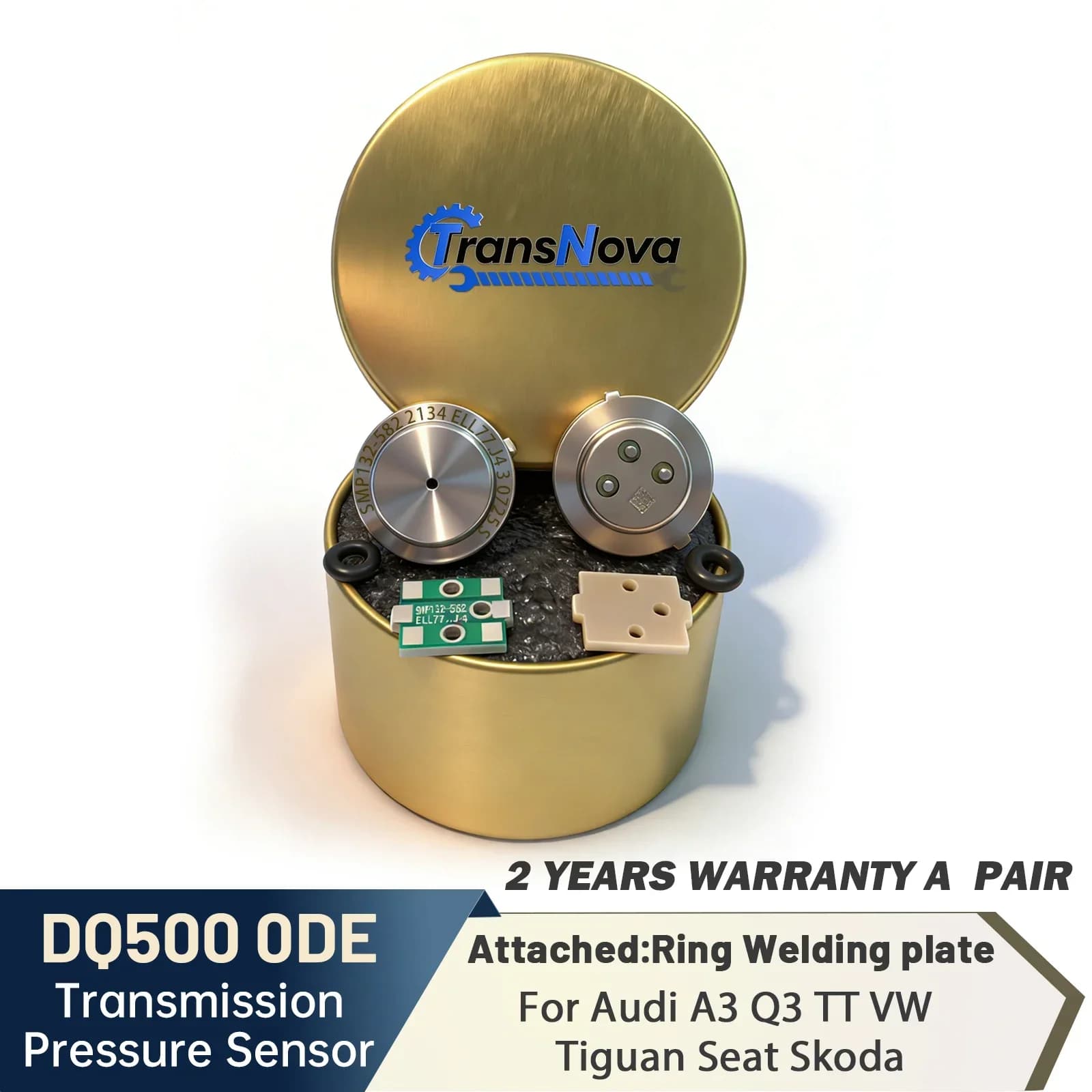 TransNova 0DE DQ500 DQ380 DQ381 0GC Transmission Clutch TCU Pressure Sensor For Audi A3 Q3 VW TT Trannsporter Scirocco Tiguan