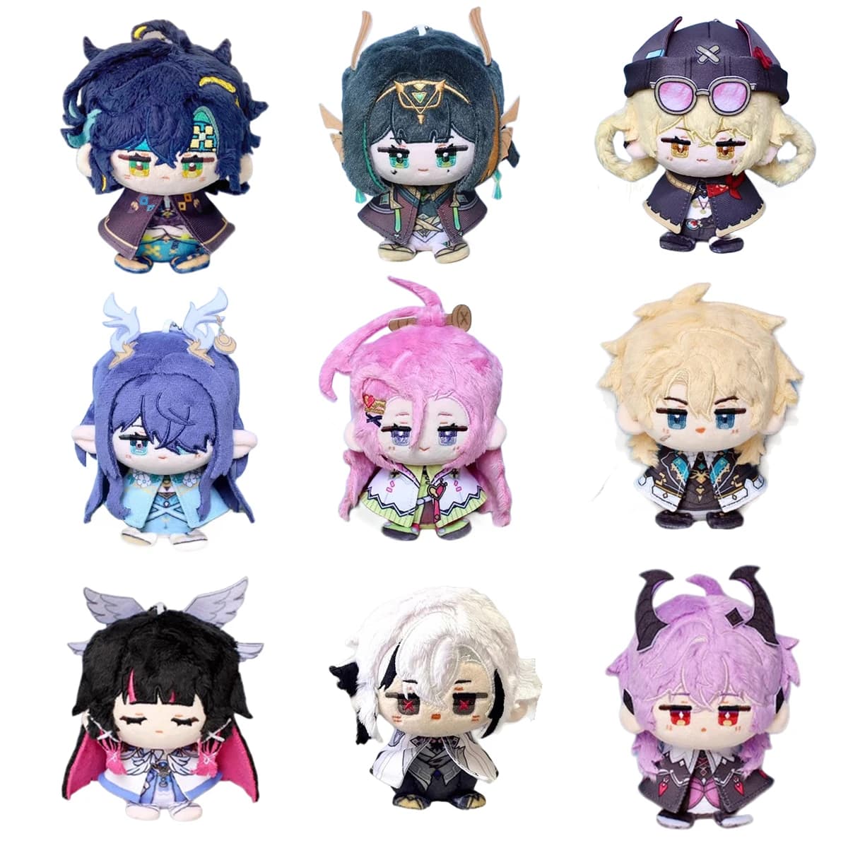 Genshin Impact Plush Doll Jahoda Nefer Alice Aino Lauma Sandrone Columbina Varka Durin Flins Ineffa Skirk Varesa Kinich Toy Gift