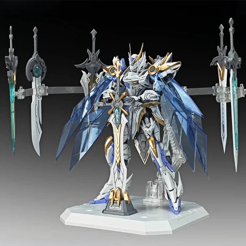 SNAA Knights of The Round Table Percival Tristan Achilles Lancelot Model Kit Collectible Action Figure with Dual Armor Modes