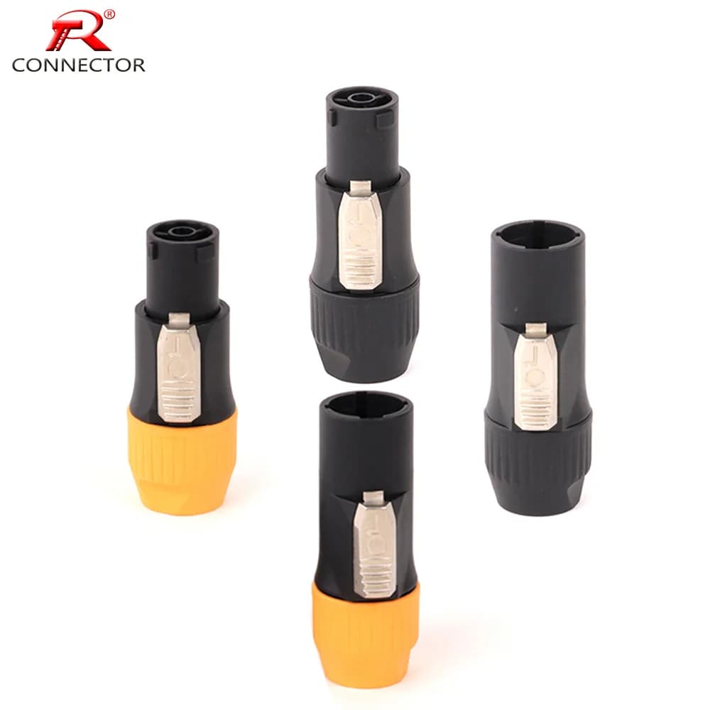 50pcs New Waterproof PowerCON Connector, Male Plug NAC3MX-W, IP65 Grade Waterproof Powercon True Connector