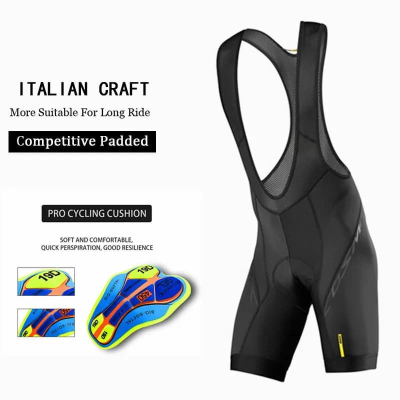 Pro Cycling Bib Shorts 2025 Men Sports Team Mtb Cycling Black Bib Shorts Women's Bicycle Riding Shorts Sports Running Shorts