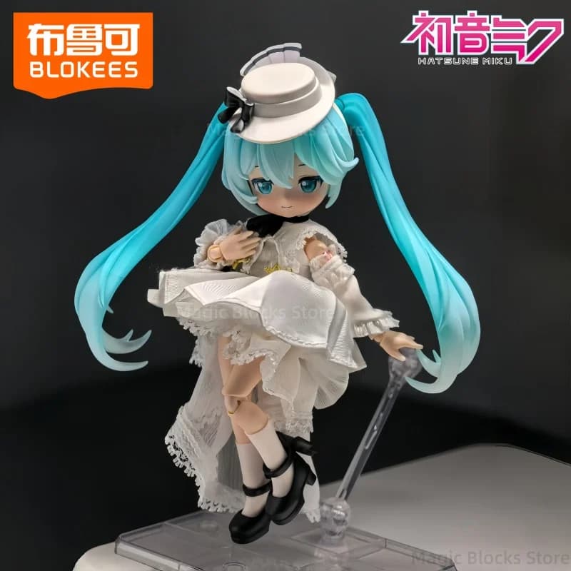 BLOKEES Hatsune Miku Building Blocks Music Preface Story of BJD Assembled Toy Model Desktop Decorations Children's Holiday Gifts