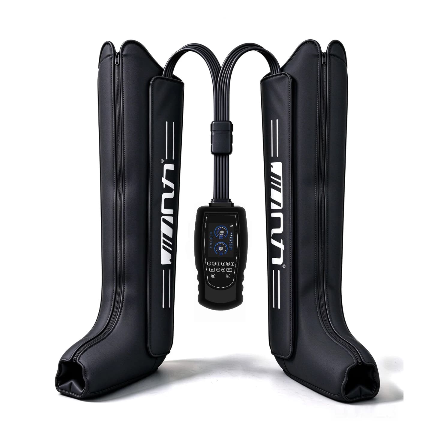 JILI Pressotherapy Air Compression Foot Massager Leg Recovery Boots Lymphatic Drainage Machine Relax Physiotherapy 6 Chambers