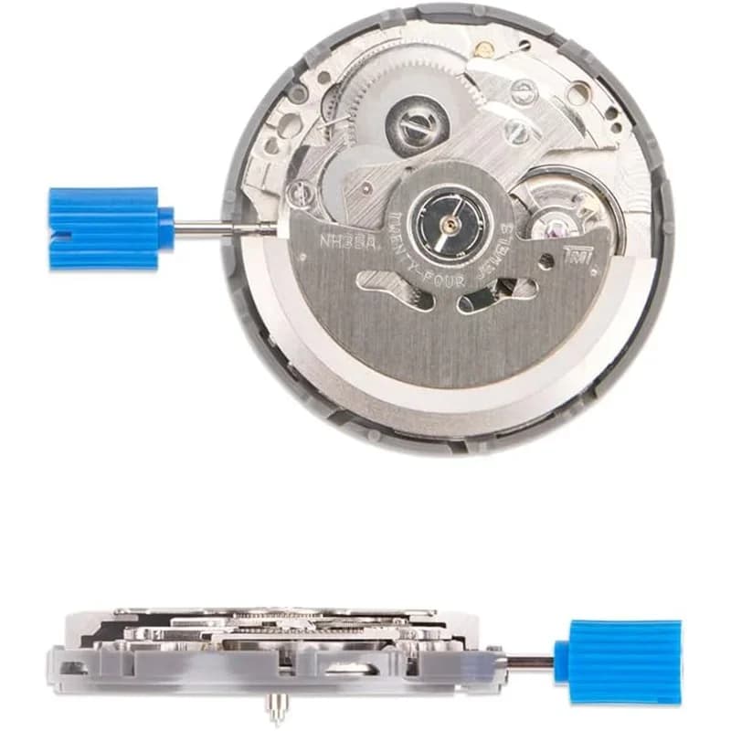 NH35 Premium Mechanical Movement NH35A White At 3/3.8/6 Date Wheel 24 Jewels Automatic Self-winding High Accuracy Movt Replace