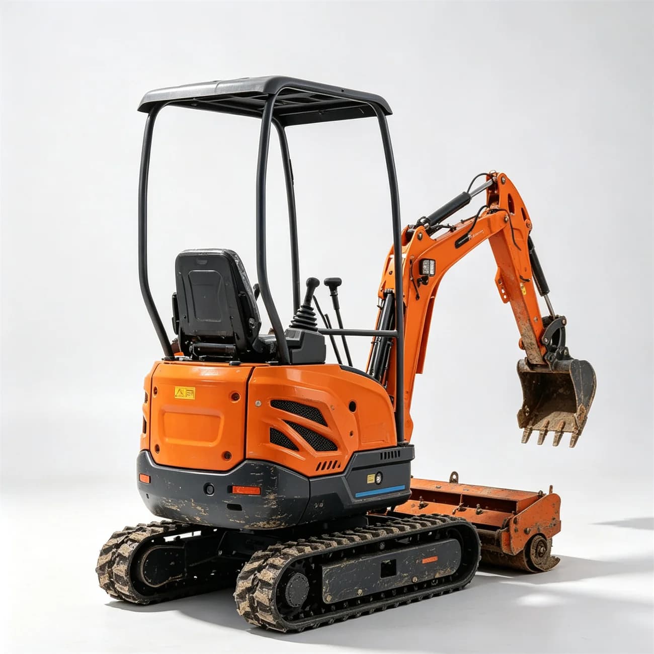 Factory Spot Mini Excavator Thickened Bucket Climbing Ability Strong Mini Excavator Support Customized