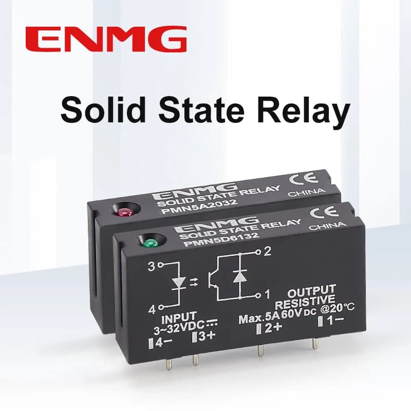ENMG 3~32V Wide Voltage Board Soldering Pin Type Small SSR Solid State Relay PMN5D61325A with Lamps Optically Isolated Constant