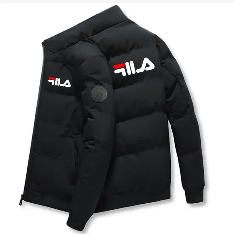 Men's Windproof Outdoor Windbreaker Autumn Winter Zip Up Printed Jacket Thick Warm Versatile Premium Quality Casual Tops